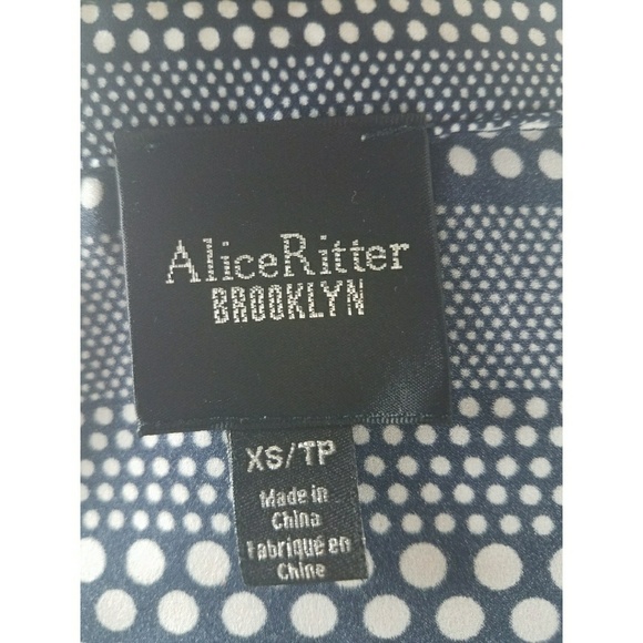 Alice Ritter Brooklyn sleeveless Peplum top sz XSm - Picture 6 of 8